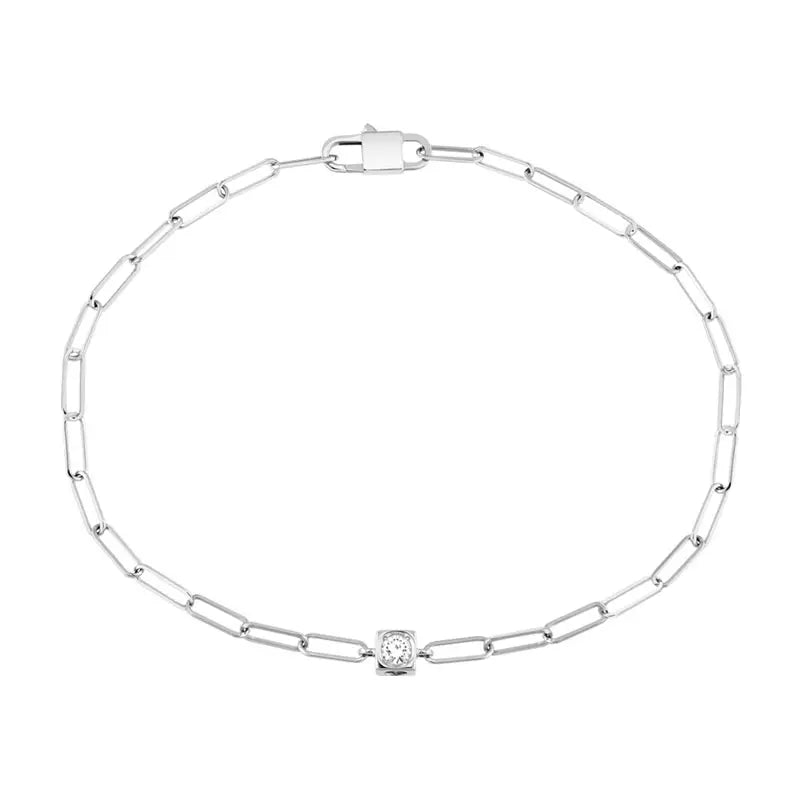 dinh van Le Cube White Gold Diamant Bracelet