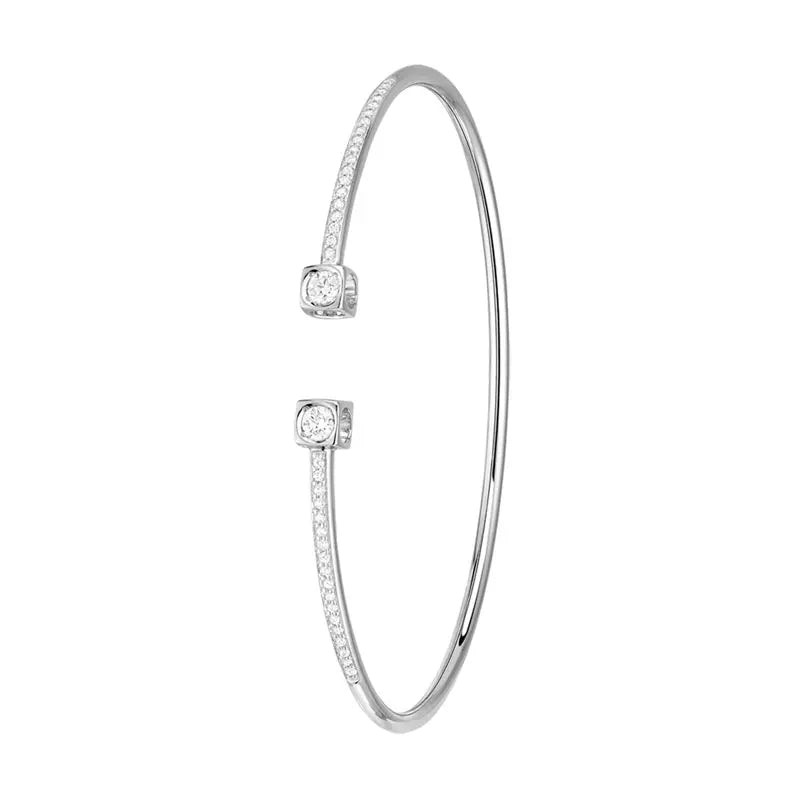 dinh van Le Cube Diamant cuff bracelet DVN00058Style No 308322