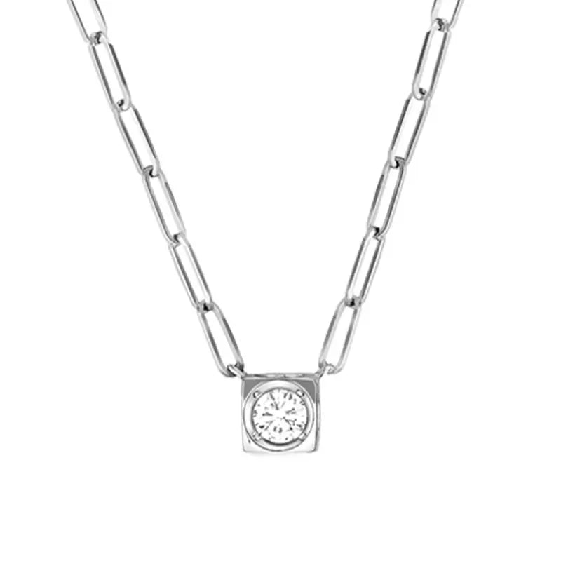 dinh van Le Cube Diamant necklace DVN00066Style No 608213