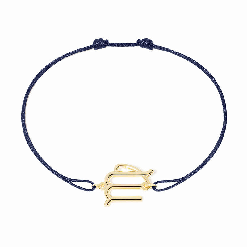 dinh van Yellow Gold Small Virgo Cord Bracelet