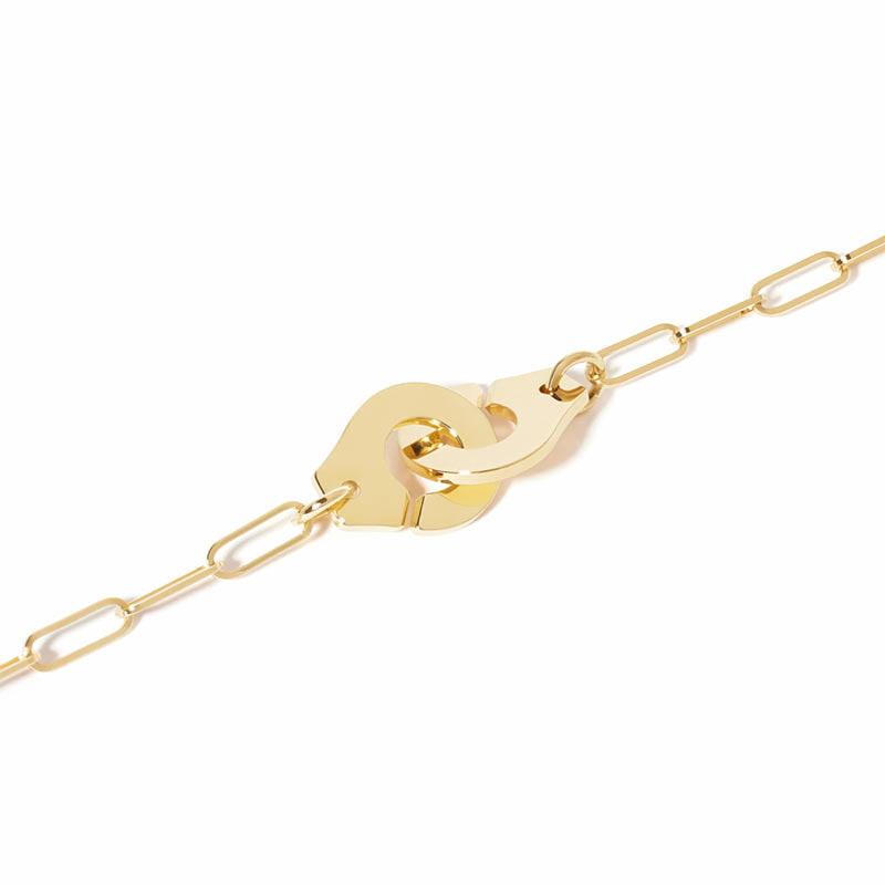 dinh van Menottes Yellow Gold Small Link Bracelet