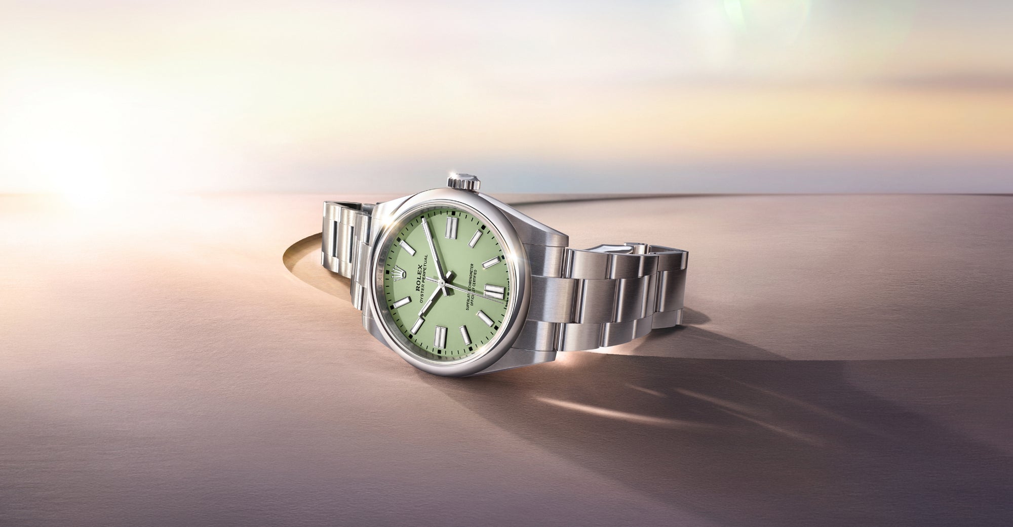 rolex new watches 2025 oyster perpetual ambiance m134300 0006 landscape