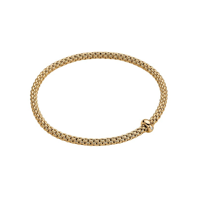 Fope Yellow Gold Prima Bracelet