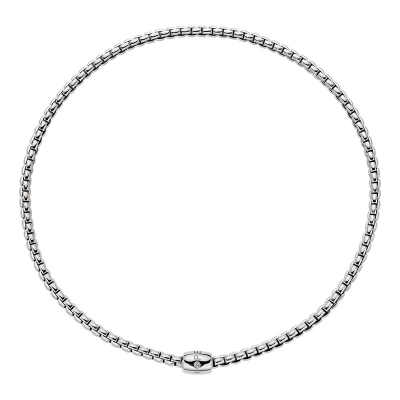 Fope Eka 3.9mm White Gold Necklace