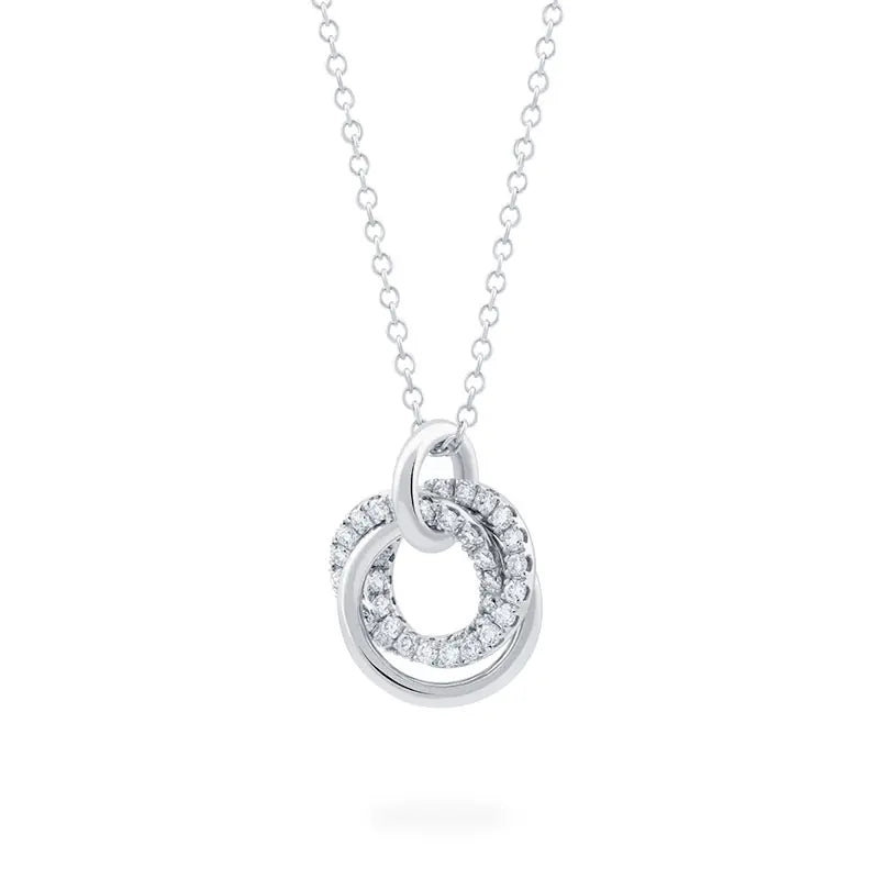 Birks Entwin White Gold and Diamond Pendant