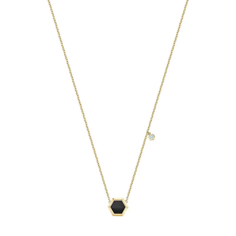 Birks Bee Chic Yellow Gold & Black Onyx Pendant