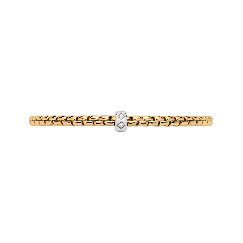 Fope Eka Yellow Gold & Diamond Bracelet