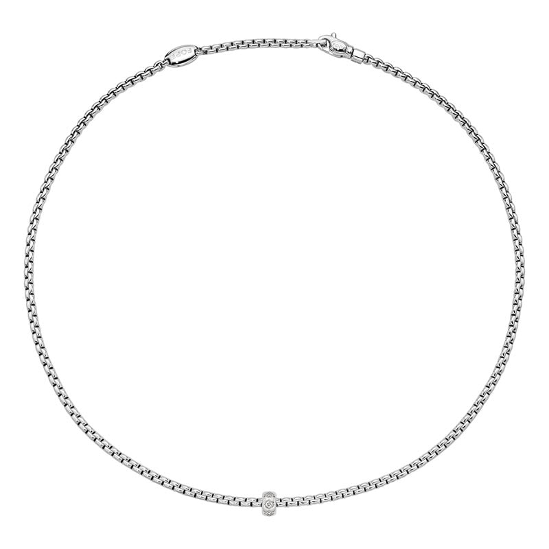 Fope Eka White Gold & Diamond Necklace