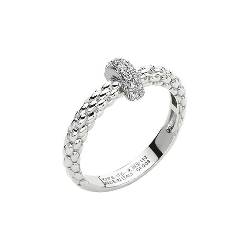 Fope Prima White Gold & Diamond Ring