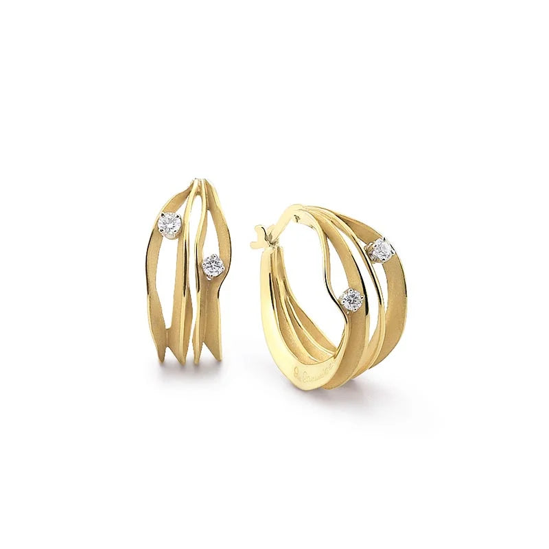 Annamaria Cammilli Yellow Sunrise Dune Diamond Earrings