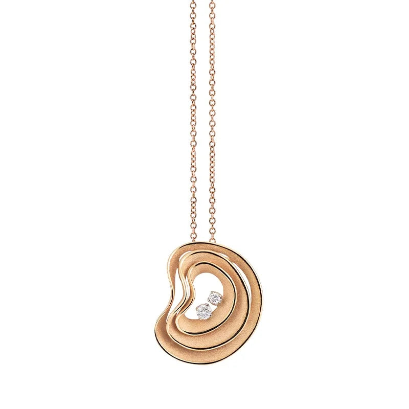 Annamaria Cammilli Apricot Orange Dune Atolli Diamond Pendant