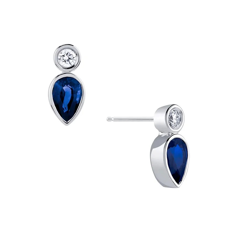 Birks 450016012014 C R2 Birks Splash Diamond and Sapphire Stud Earrings 3256a6e5 8578 453a af63 c3a0420bc725