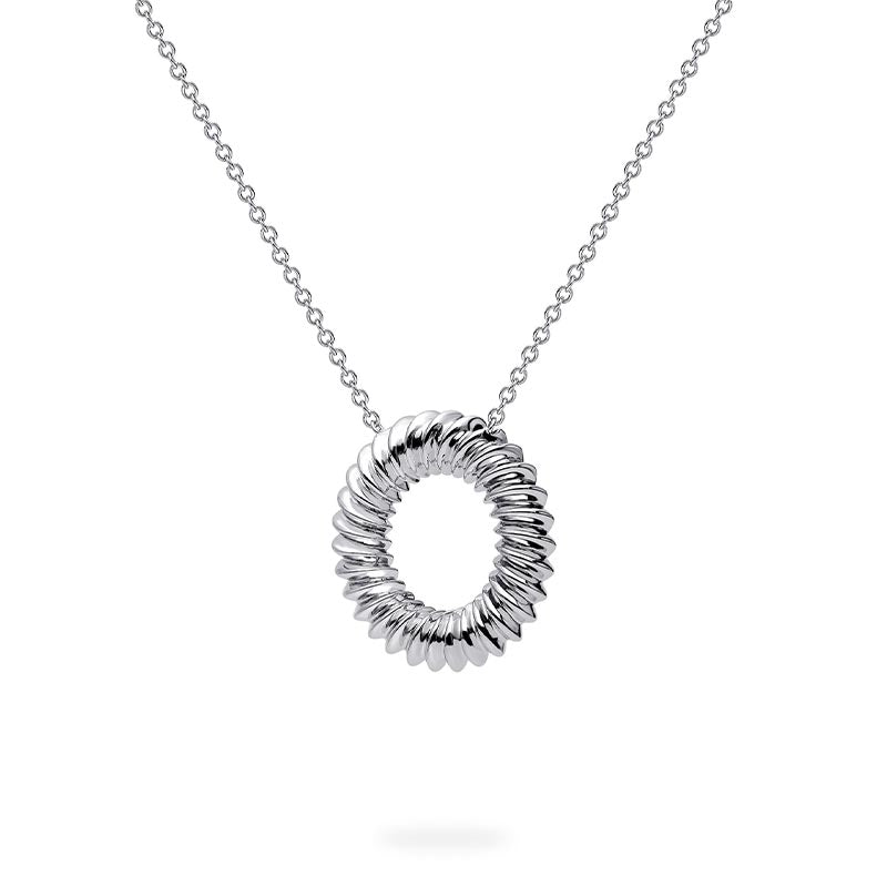 Birks Essentials Sterling Silver Spiral Pendant