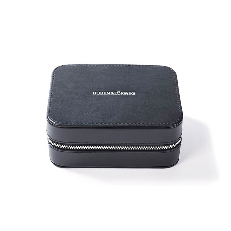 Buben & Zorweg Roma Black Leather Jewellery Case