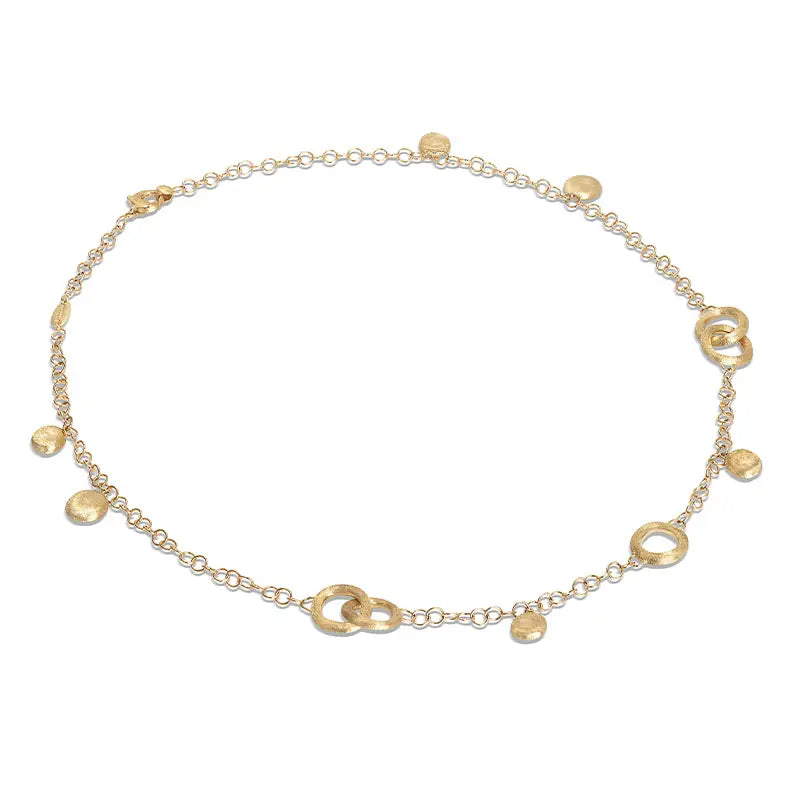 Marco Bicego Jaipur Link Yellow Gold Charm Necklace