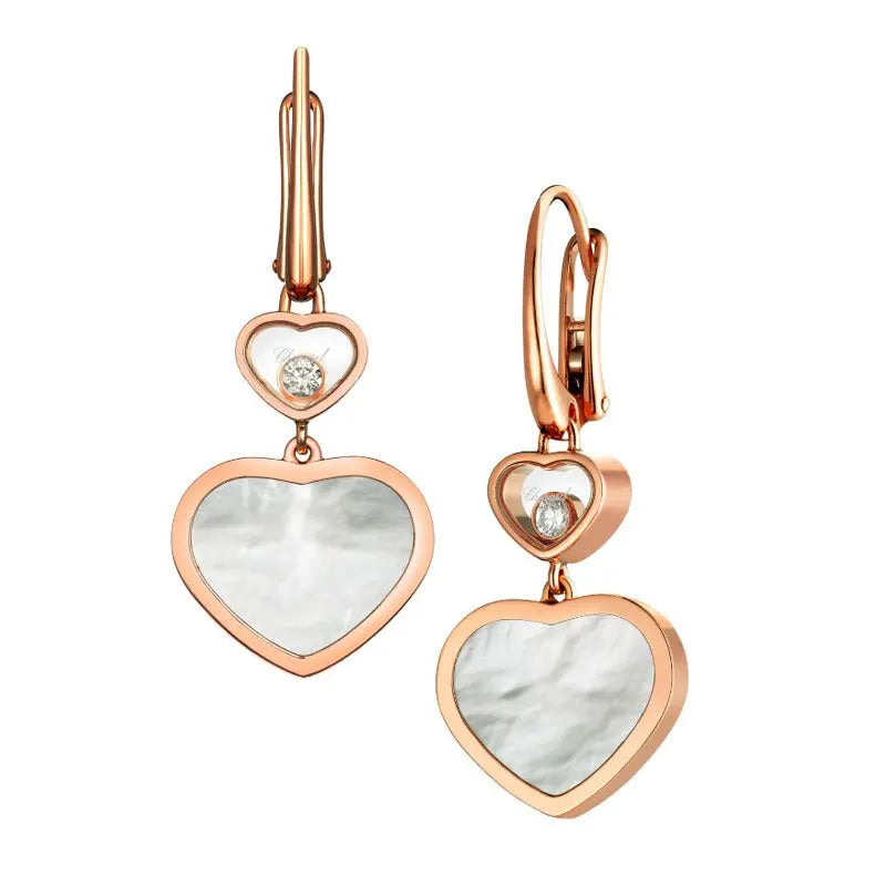 CHP01295 Chopard Happy Hearts Mother of Pearl Earrings