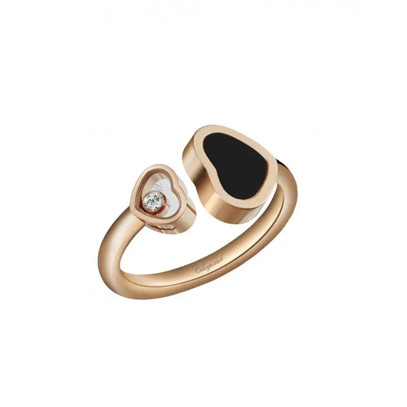 CHP01297 Chopard Happy Hearts Onyx Ring