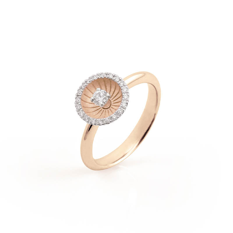 Cammilli Firenze Pink Champagne Mystar Diamond Ring