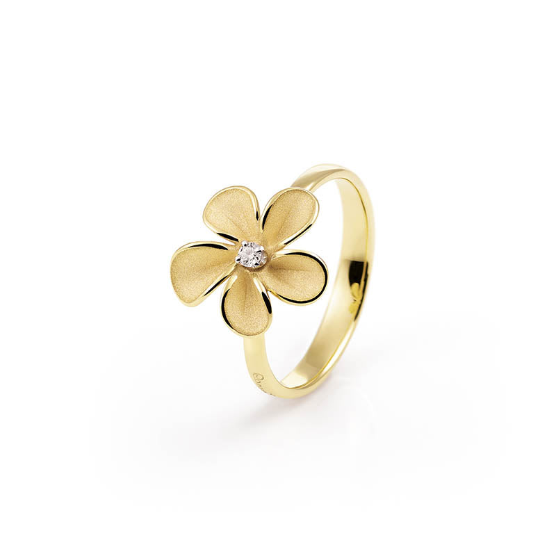 Cammilli Firenze Yellow Sunrise Cherry Bloom Diamond Ring