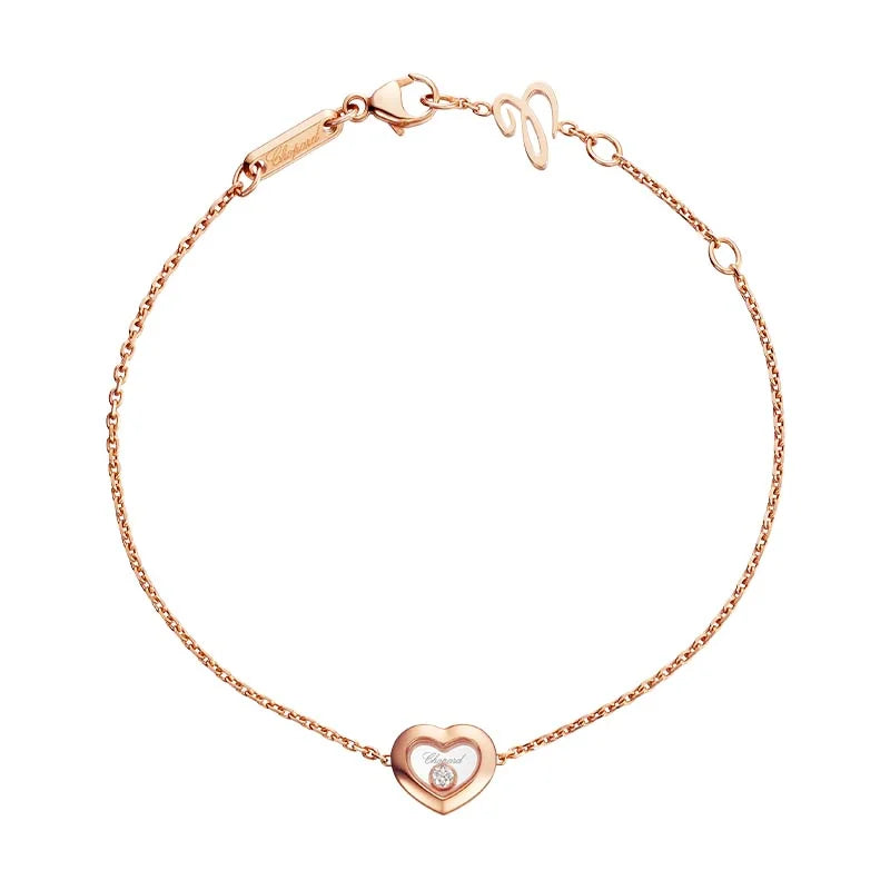 Chopard Rose Gold Happy Diamonds Bracelet