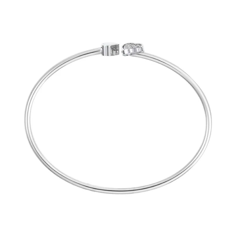 Chopard White Gold Happy Hearts Wings Diamond Bangle