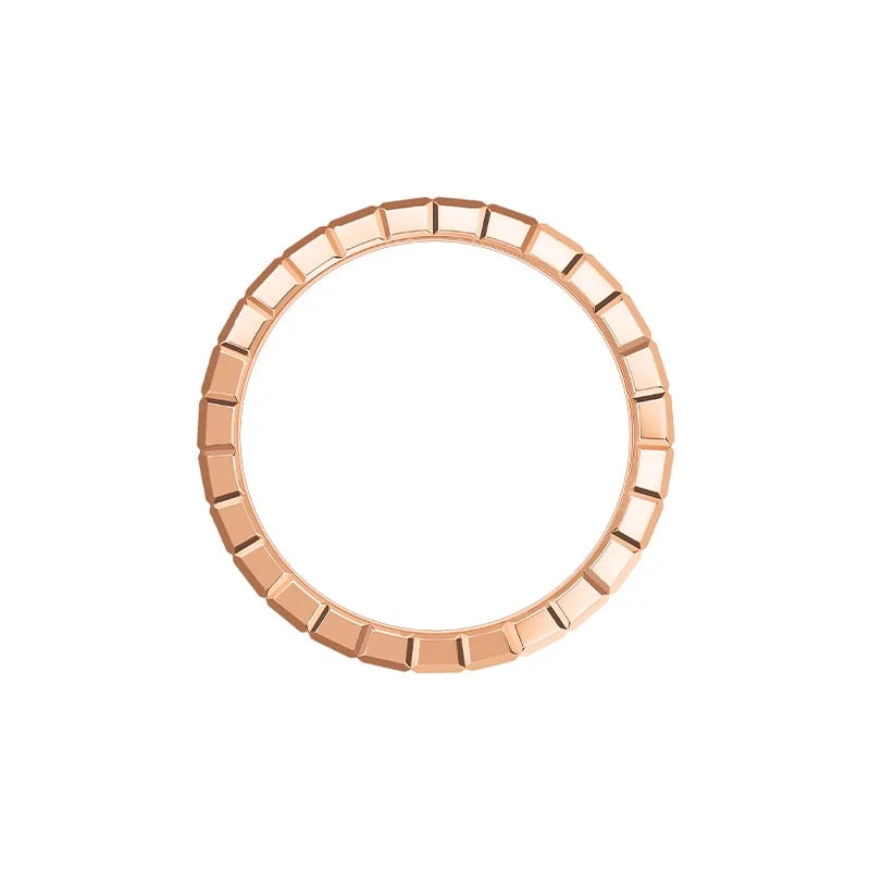 Chopard Rose Gold Ice Cube Diamond Ring