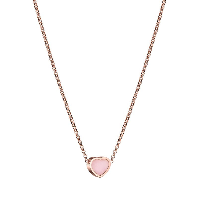 Chopard Rose Gold My Happy Hearts Pink Opal Pendant