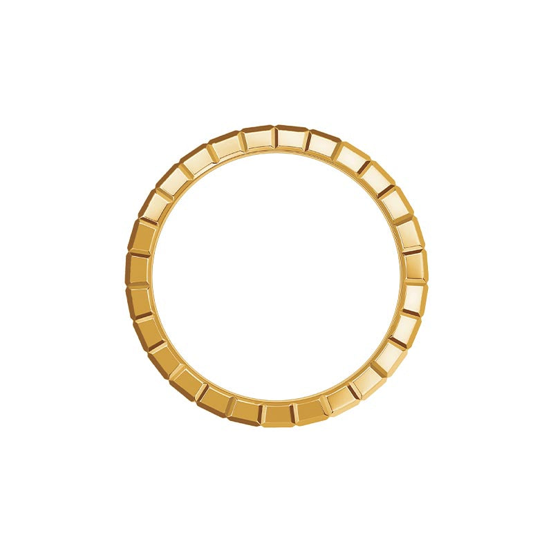 Chopard Yellow Gold Mini Ice Cube Diamond Ring