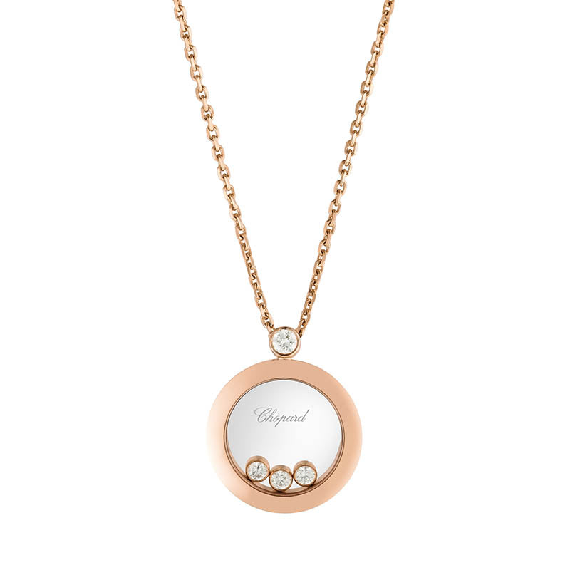 Chopard Rose Gold Happy Diamonds Icon Pendant