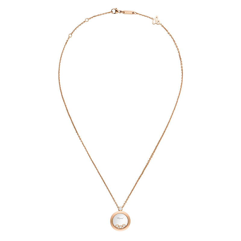 Chopard Rose Gold Happy Diamonds Icon Pendant