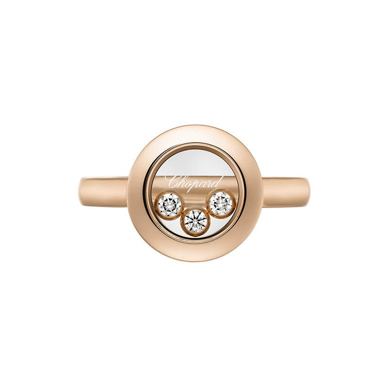 Chopard Rose Gold Happy Diamonds Icon Ring