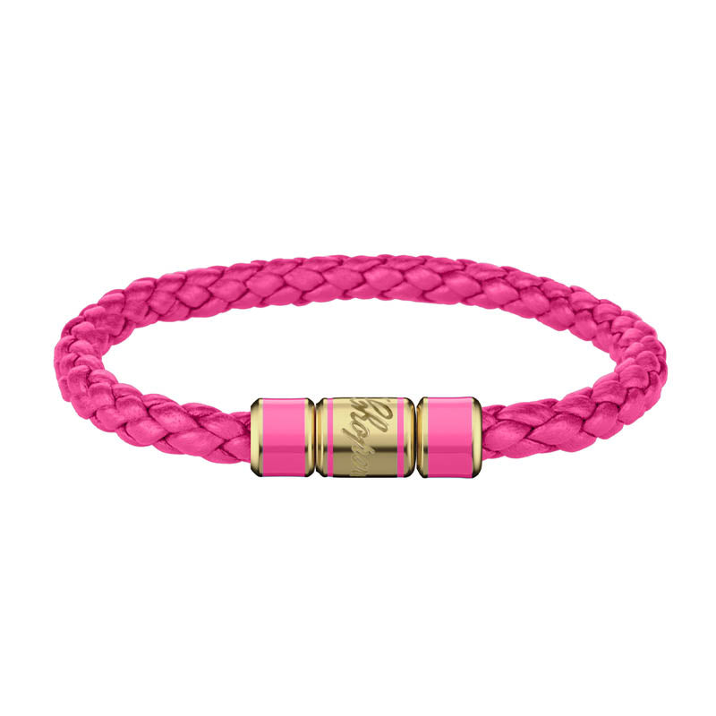 Chopard Signature Fuchsia Leather Bracelet 