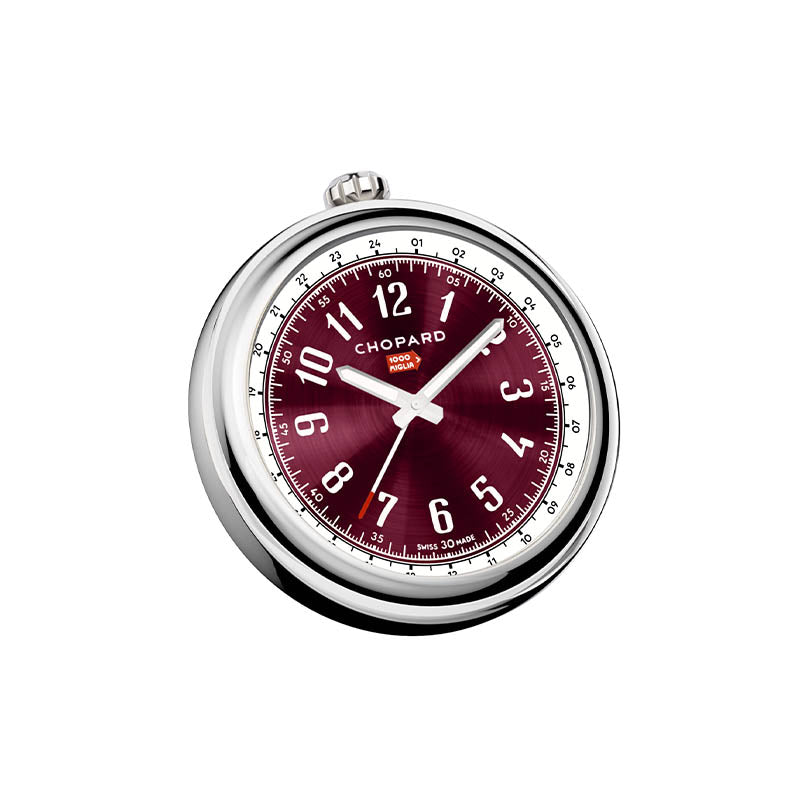 Chopard Stainless Steel Classic Racing Table Clock