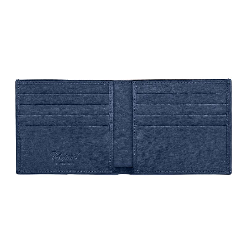 Chopard Classic Small Blue Leather Wallet