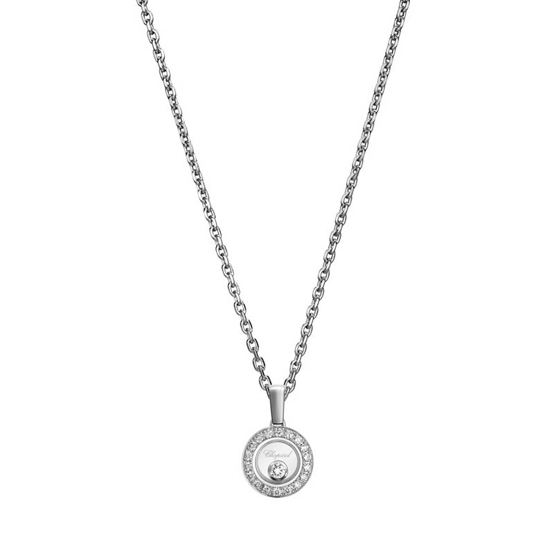 Chopard White Gold Happy Diamonds Icon Pendant