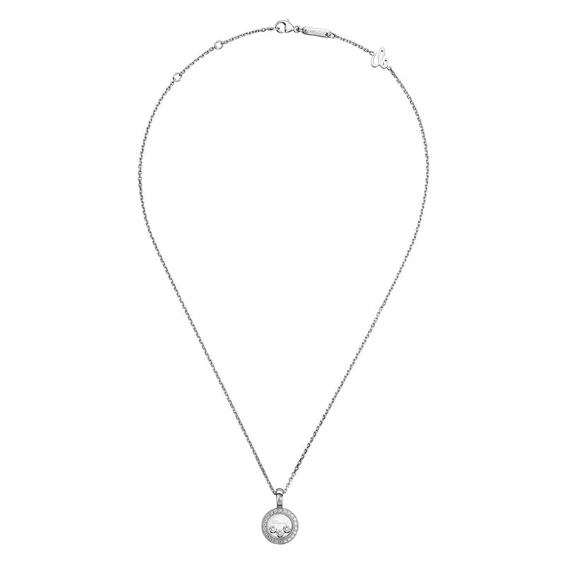 Chopard White Gold Happy Diamonds Icon Pendant