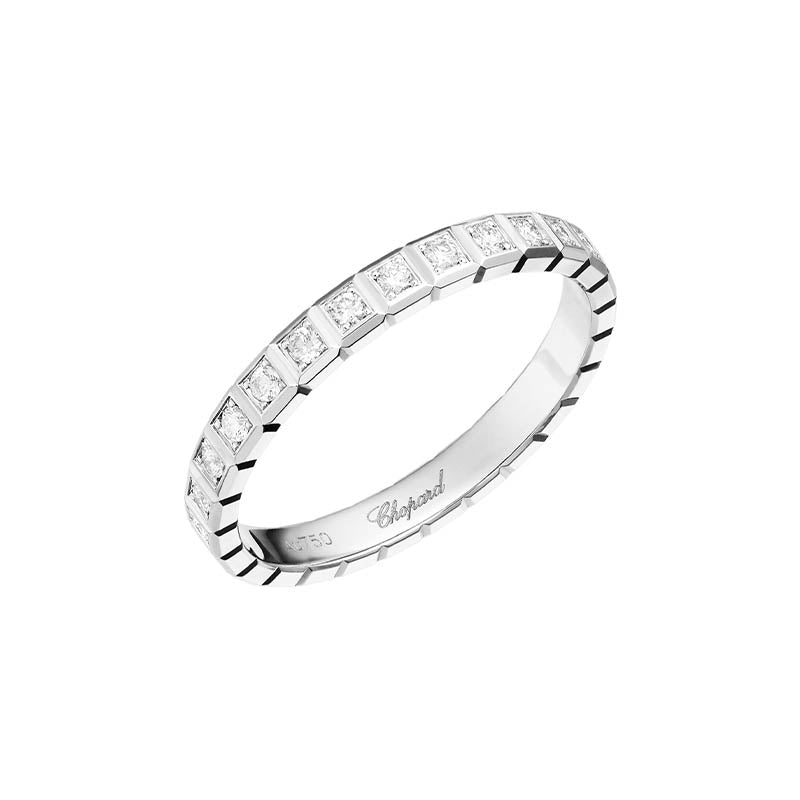 Chopard White Gold Ice Cube Diamond Full Eternity Ring