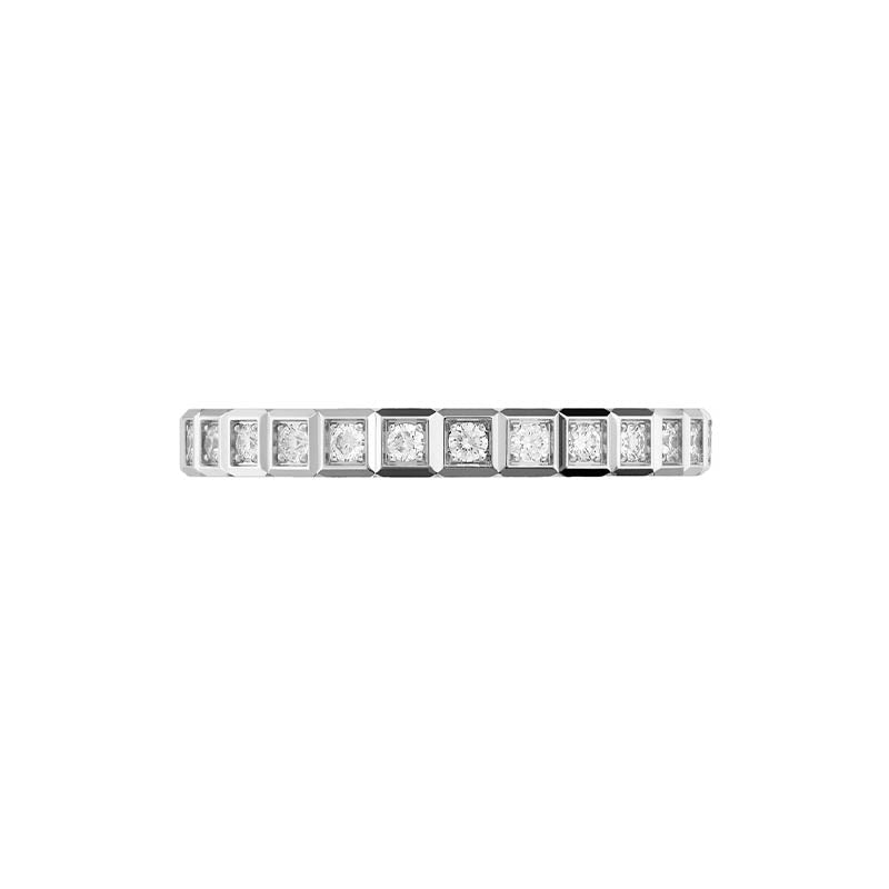 Chopard White Gold Ice Cube Diamond Full Eternity Ring