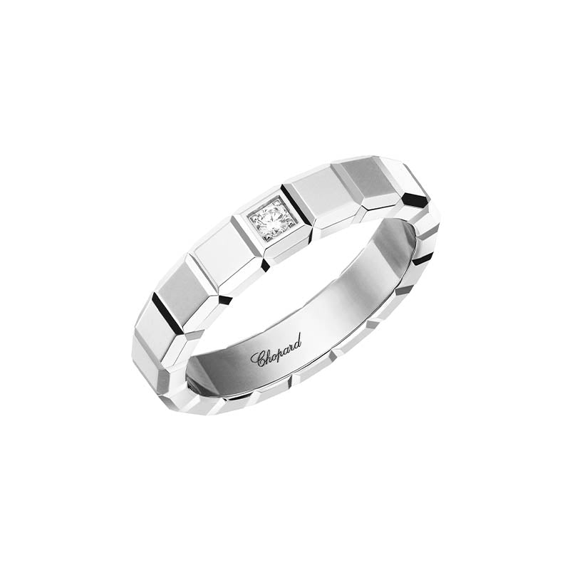 Chopard White Gold Ice Cube Diamond Ring