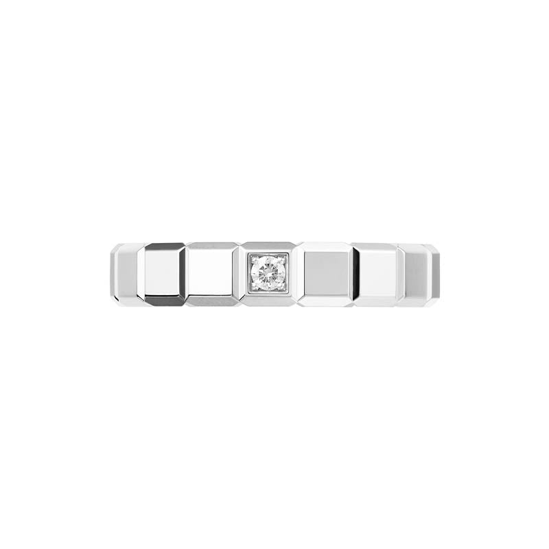 Chopard White Gold Ice Cube Diamond Ring