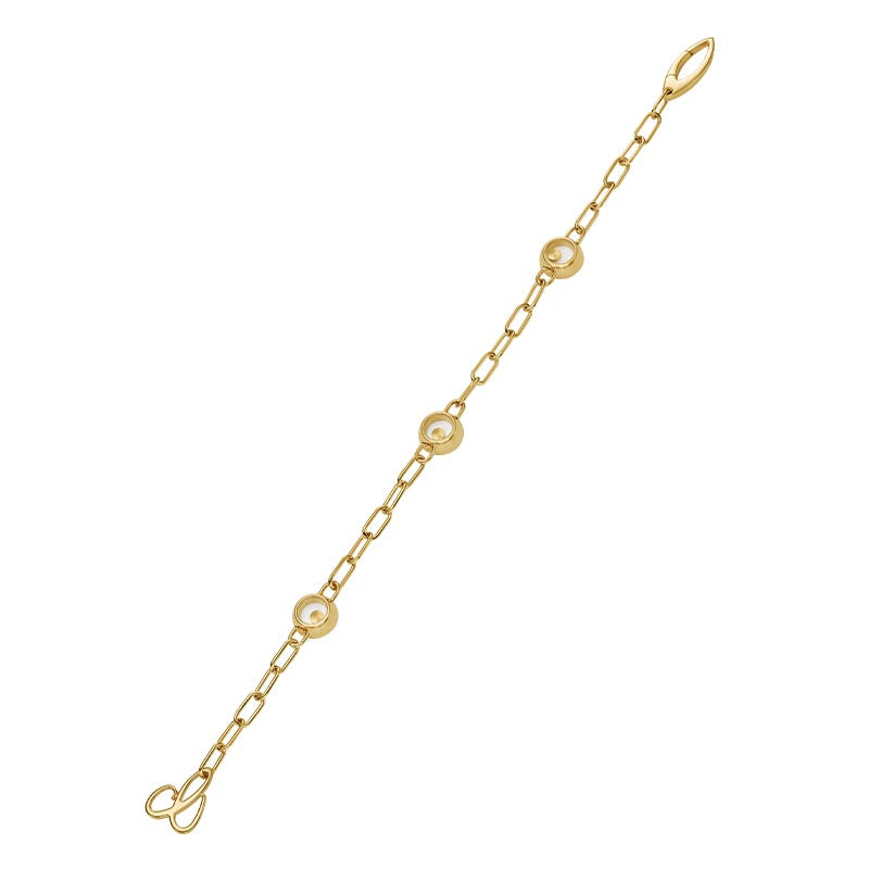 Chopard Yellow Gold Happy Diamonds Icon Bracelet