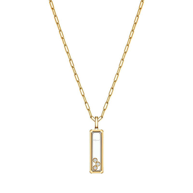 Chopard Yellow Gold Happy Diamonds Icon Pendant