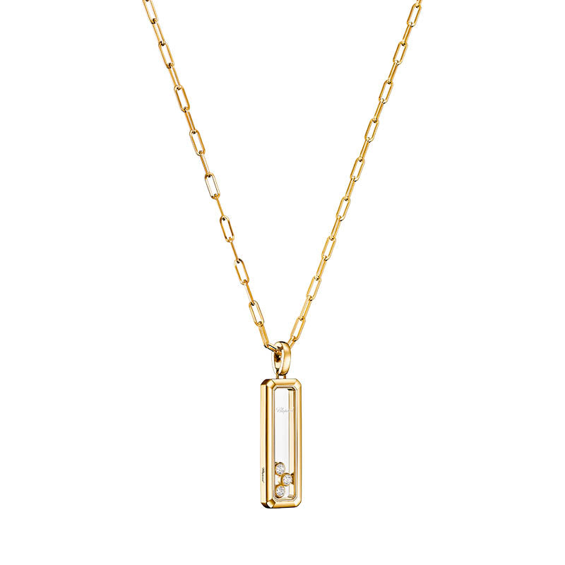 Chopard Yellow Gold Happy Diamonds Icon Pendant
