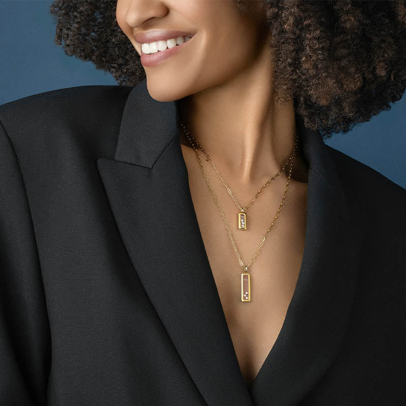 Chopard Yellow Gold Happy Diamonds Icon Pendant