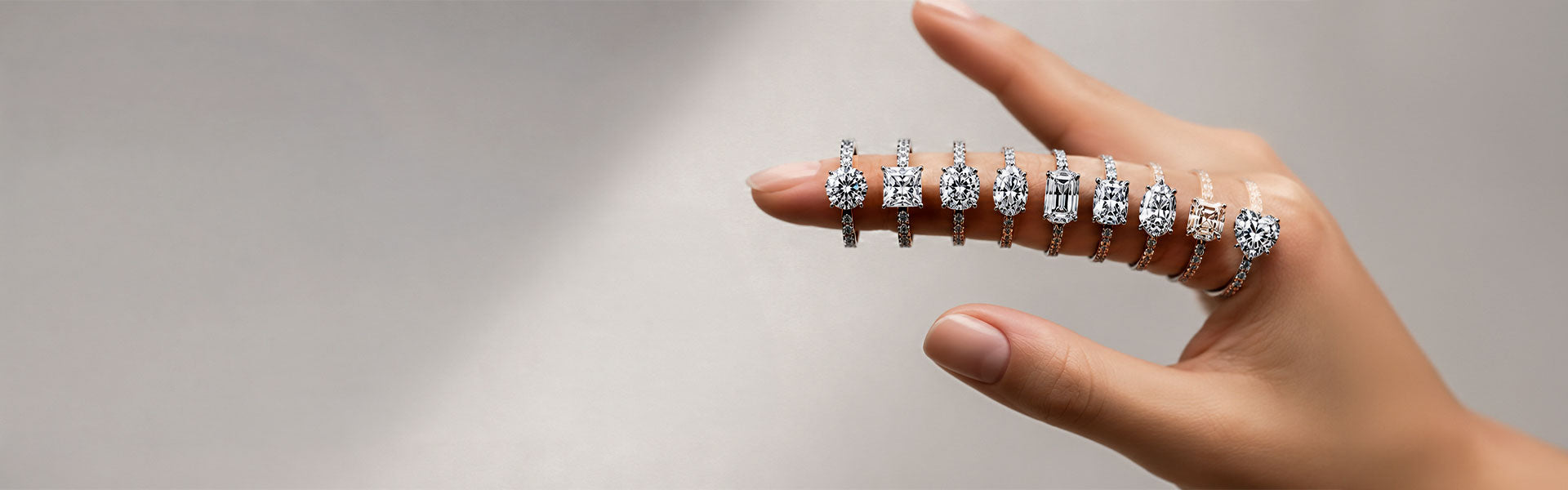 Diamond Shapes Knar Jewellery Desktop Banner