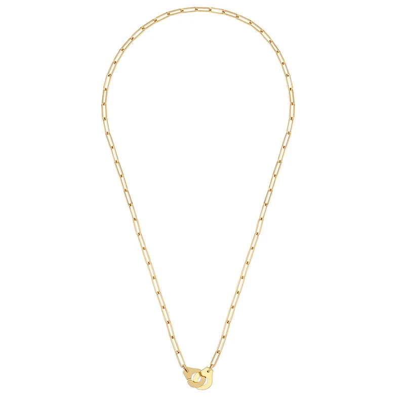 dinh van Menottes R12 Yellow Gold Necklace