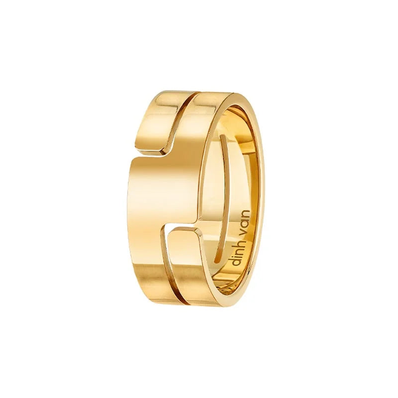 dinh van Yellow Gold Seventies Medium Ring