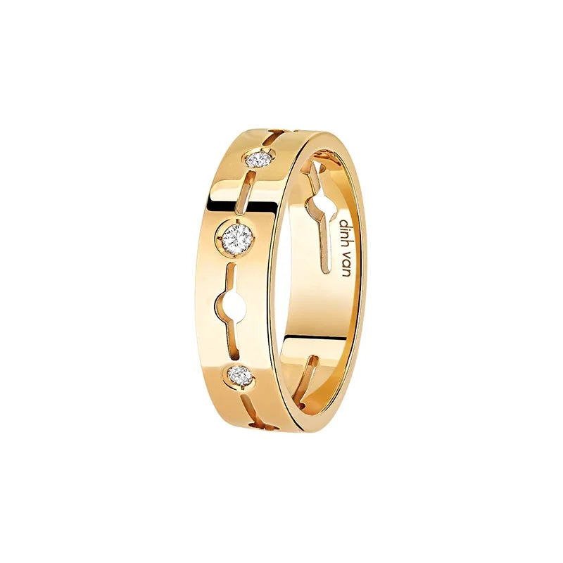 dinh van Pulse Yellow Gold Diamond Ring