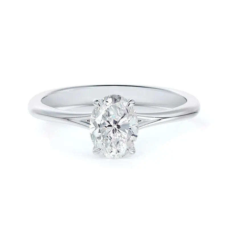 Forevermark Icon Oval Diamond Engagement Ring