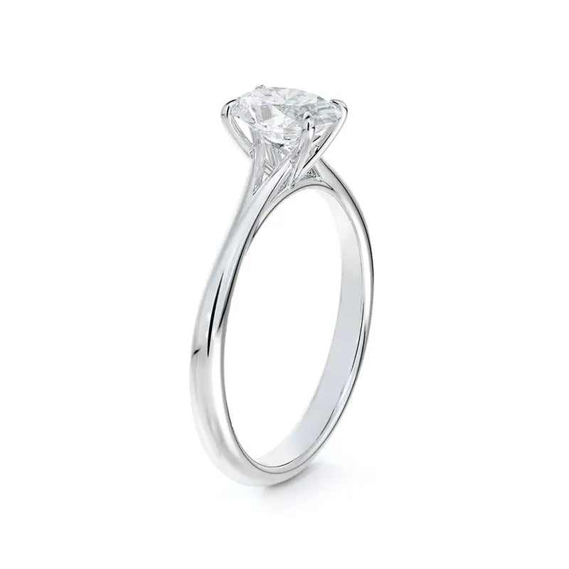 Forevermark Icon Oval Diamond Engagement Ring